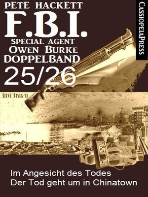 cover image of FBI Special Agent Owen Burke Folge 25/26--Doppelband